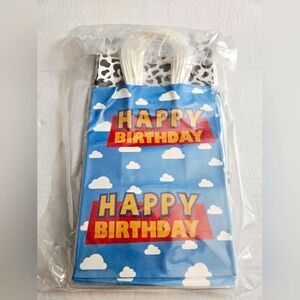 16‎ Pcs Cartoon Story Party Favor Bags, Cow Pattern Goodie